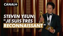 Steven Yeun, meilleur acteur dans Acharnés - Golden Globes 2024 - CANAL 