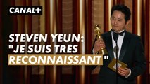 Steven Yeun, meilleur acteur dans Acharnés - Golden Globes 2024 - CANAL+