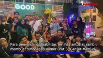 Dukung Ganjar-Mahfud, Puluhan Penyandang Disabilitas Ikut Saksikan Nobar Debat Capres 2024