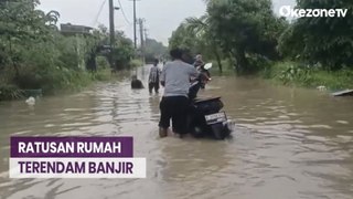 Diguyur Hujan Deras, Ratusan Rumah di Kabupaten Bekasi Terendam Banjir