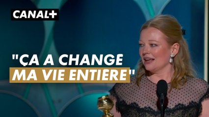 Sarah Snook, élue meilleure actrice dans Succession - Golden Globes 2024 - CANAL+