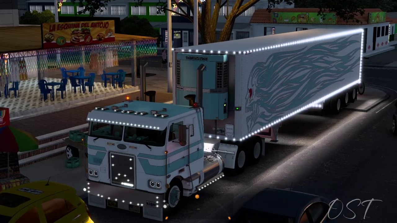Peterbilt 352 + Great Dane. Melgar - Tolima, Colombia Real Map.