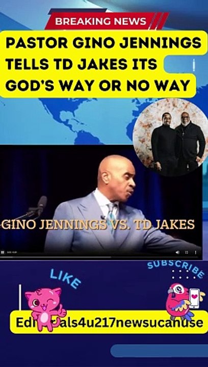 Pastor Gino Jennings VS TD Jakes: Gino Jennings Exposes TD Jakes #viral