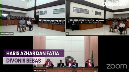 Haris Azhar dan Fatia Divonis Bebas di Kasus Lord Luhut