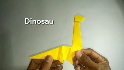 How to Make an Easy Origami dinosaur