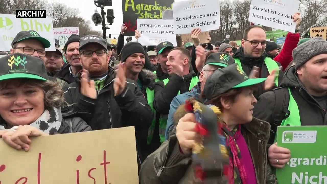 Bauernproteste und Lokführer-Streiks: Deutschland vor Chaos-Woche?