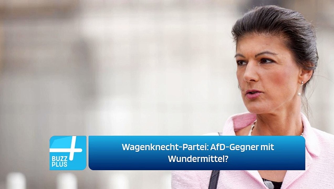 Wagenknecht-Partei: AfD-Gegner mit Wundermittel?