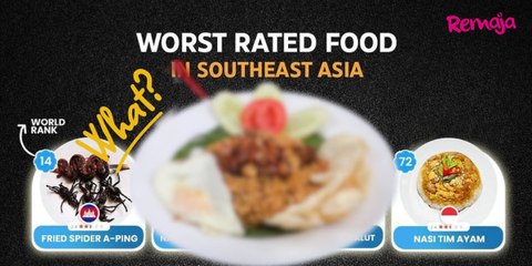 Juadah Malaysia Ini Termasuk Dalam Senarai Makanan Paling ‘Teruk’ Di Dunia