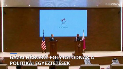 Gázai háború: folytatódnak a politikai egyeztetések