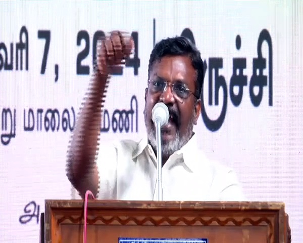 பாஜகவை தோற்கடிப்போம், இந்திய கூட்டணியை ஆதரிப்போம்; திருச்சியில் திருமாவளவன் முழக்கம்
