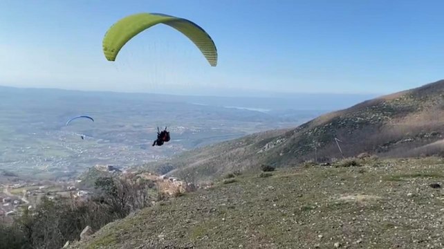Yamaç paraşütü tutkunları Dumanlı Yaylası’nda buluşuyor