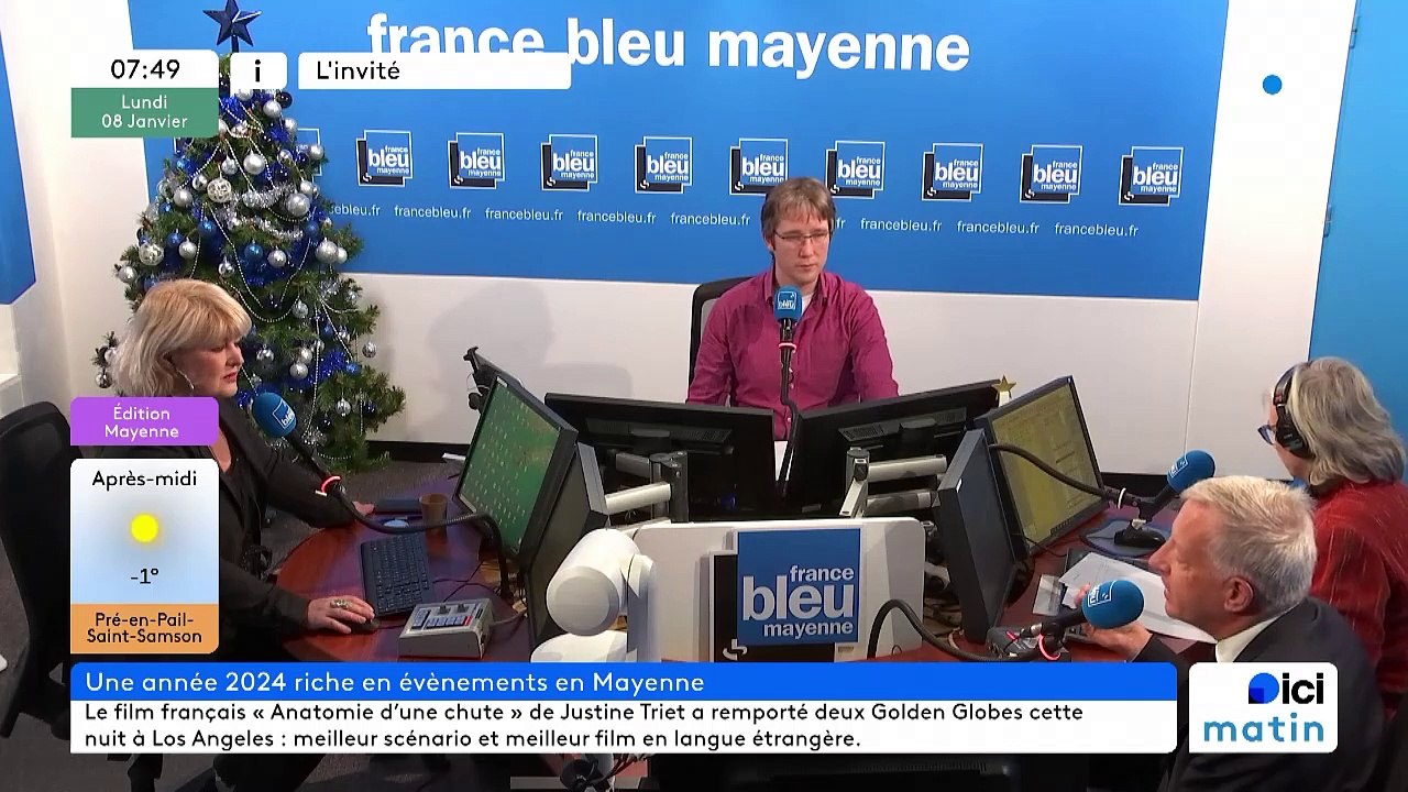 Olivier Richefou, le président du Conseil Départemental, invité du 6/9 de France Bleu Mayenne