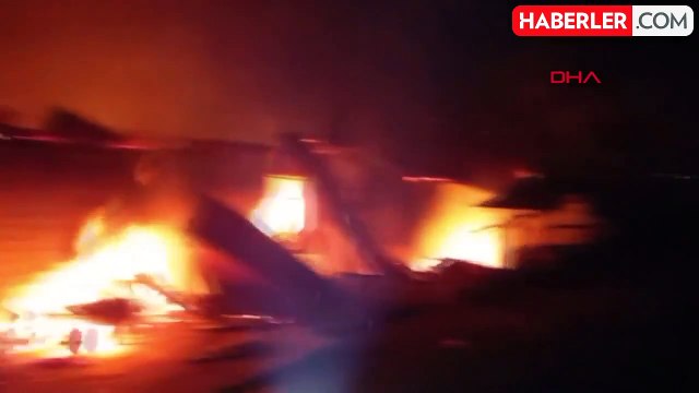 Erbaa'da çıkan yangın itfaiye ekipleri tarafından söndürüldü