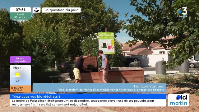 François Vasquez, vice-président à la métropole de Montpellier chargé des déchets