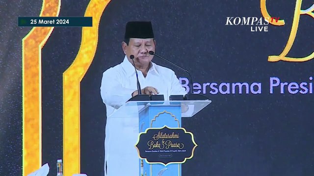 [FULL] Di Acara Bukber TKN, Prabowo Usul Bentuk Gerakan Solidaritas Nasional