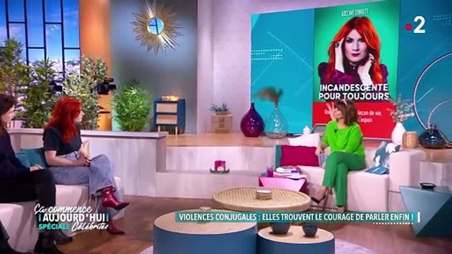 Faustine Bollaert a reçu Adeline Toniutti, qui a livré un témoignage bouleversant dans Ca commence aujourd'hui , sur France 2