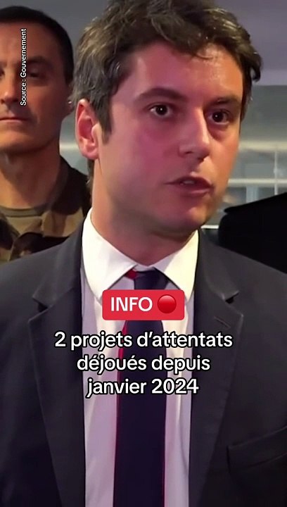 Gabriel Attal s'exprime après la mise en place de l'alerte « urgence attentat » en France
