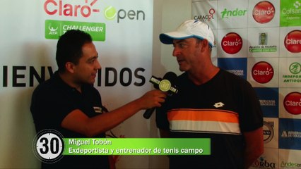 Extenista Miguel Tobón, enfocado en proyectar nuevos talentos