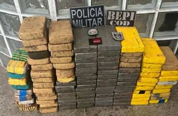 Homem preso no CE com mais de 110 kg de drogas seguia do Norte do pais para São Bento, no Sertão da PB