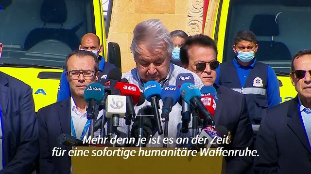 Nahost-Krieg: UN-Chef Guterres fordert Ende des Alptraums