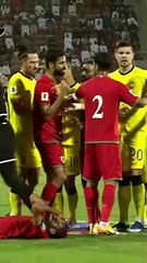 Insiden Faisal Halim dilayangkan kad kuning - Oman vs Malaysia