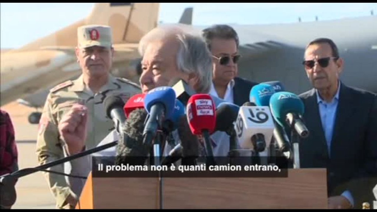 Guterres (Onu): "Israele mantiene degli ostacoli agli aiuti" per Gaza