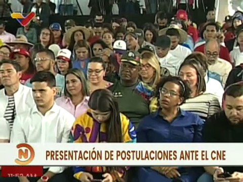 Movimiento Futuro inscribió la candidatura presidencial de Nicolás Maduro ante el CNE para comicios del 28J