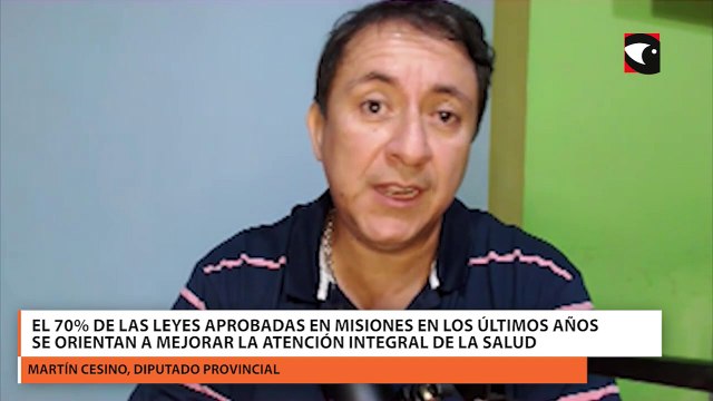 El 70% de las leyes aprobadas en Misiones en los últimos años se orientan a mejorar la atención integral de la salud