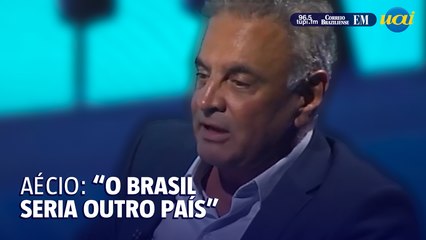 Aécio sobre a derrota na eleição de 2014: "Lamento. O Brasil seria outro país"