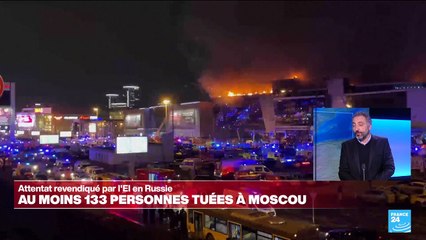 Attaque de Moscou: tous les assaillants arrêtés, ils tentaient de fuir vers l'Ukraine, dit Poutine