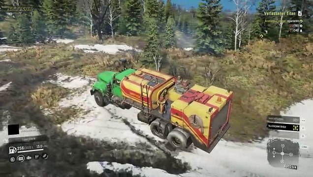 Irgendwo auf dem versteckt sich hier ein LKW. SnowRunner #453