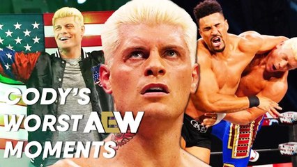 10 Worst Cody Rhodes Moments In AEW | partsFUNknown