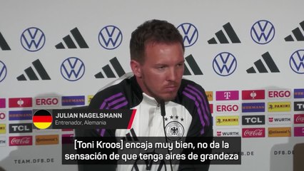Nagelsmann sobre el regreso de Kroos a la selección