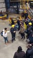 Sivas'ta RC endüstri işçileri kendini fabrikaya kilitledi
