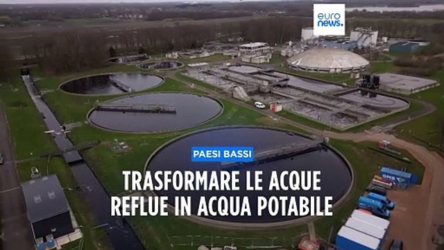 Acqua di scarico torna nei rubinetti: al via il progetto nei Paesi Bassi