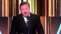 Ricky Gervais enterro a Hollywood en los Golden Globes 2020