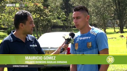 22-05-19 Mauricio Gómez, muy contento, por su aporte en triunfo de Rionegro ante Independiente
