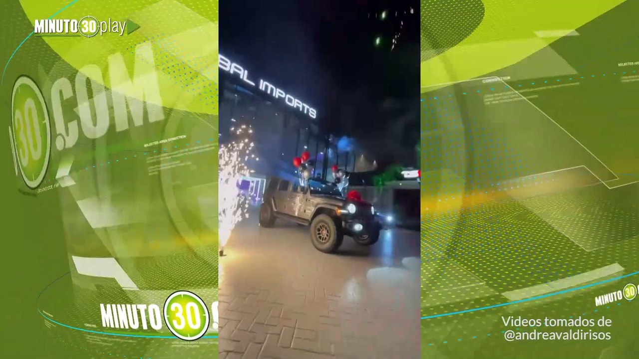 El carrazo que recibió Andrea Valdiri por parte de su esposo