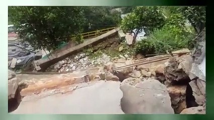 13-12-17 Siete personas fueron evacuadas de una vivienda en Manrique por riesgo de colapso