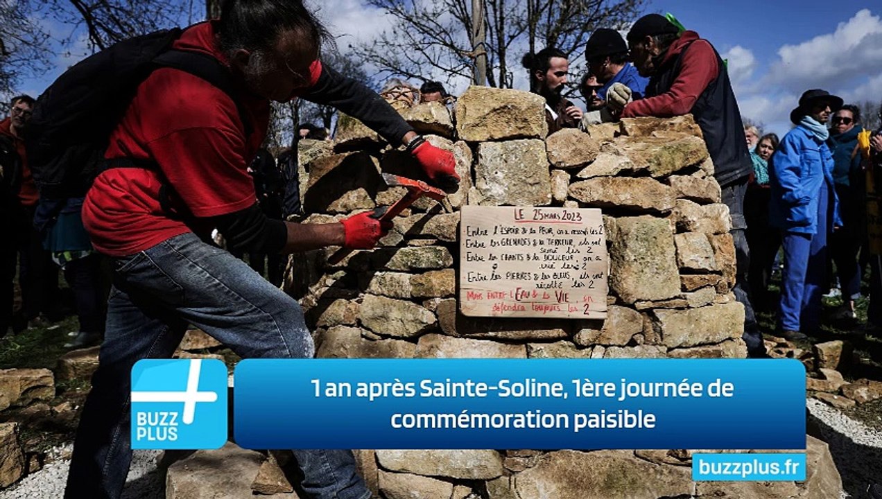 1 an après Sainte-Soline, 1ère journée de commé...