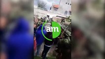 Pobladores agreden a militares en Acajete Puebla