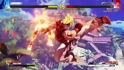 Street Fighter 5 Gameplay Ibuki vs Ken