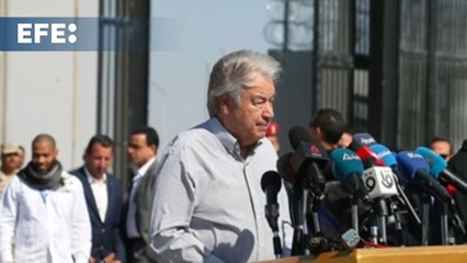Guterres acude al paso de Rafah para denunciar el "ultraje moral" contra Gaza