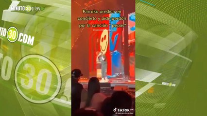 Farruko predicó la palabra de Dios y pidió perdón por su canción Pepas