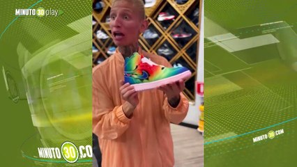 La Liendra salió a comprar tenis y terminó dejando boquiabierto a J Balvin