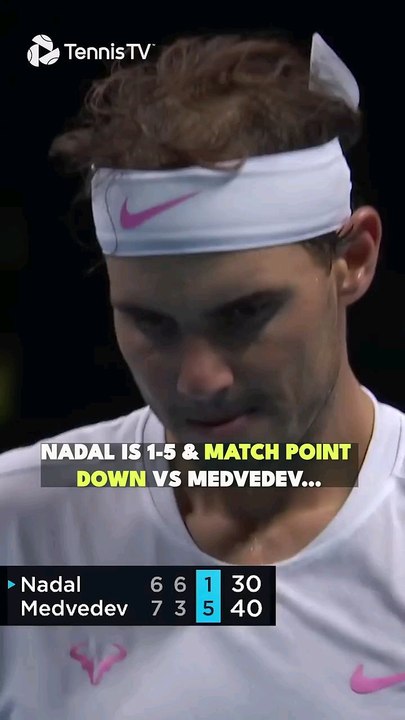 Rafael Nadal's insane comeback against Medvedev