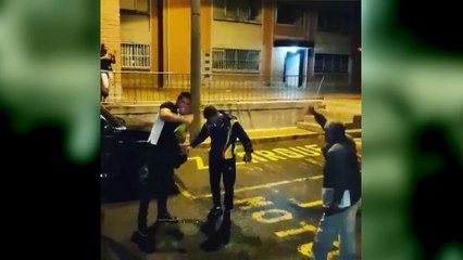 30-07-18 Daniel Restrepo tuvo un recibimiento con altura