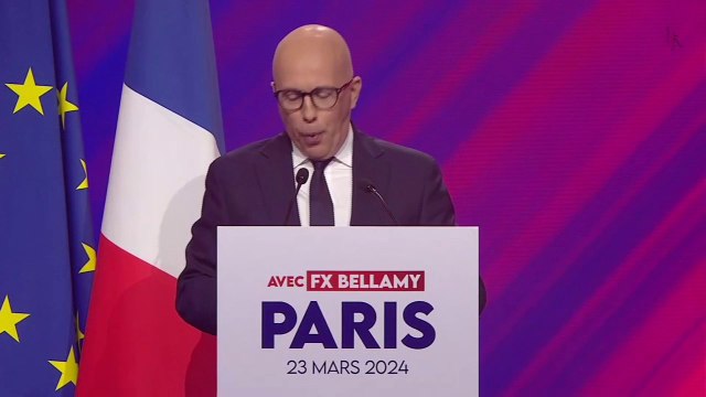 Éric Ciotti: Face à ceux qui ne croient pas en l'Europe, qui ne croient plus en la France, nous, nous croyons en l'Europe, car nous croyons en la France