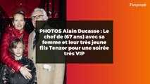 PHOTOS Alain Ducasse : Le chef de (67 ans) avec sa femme et leur très jeune fils Tenzor pour une soirée très VIP