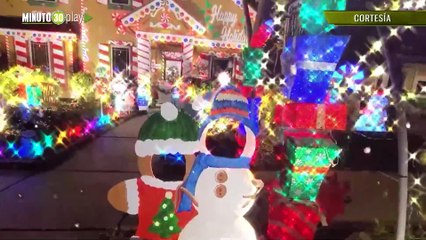 Mujer transformó su hogar en una hermosa casa de jengibre